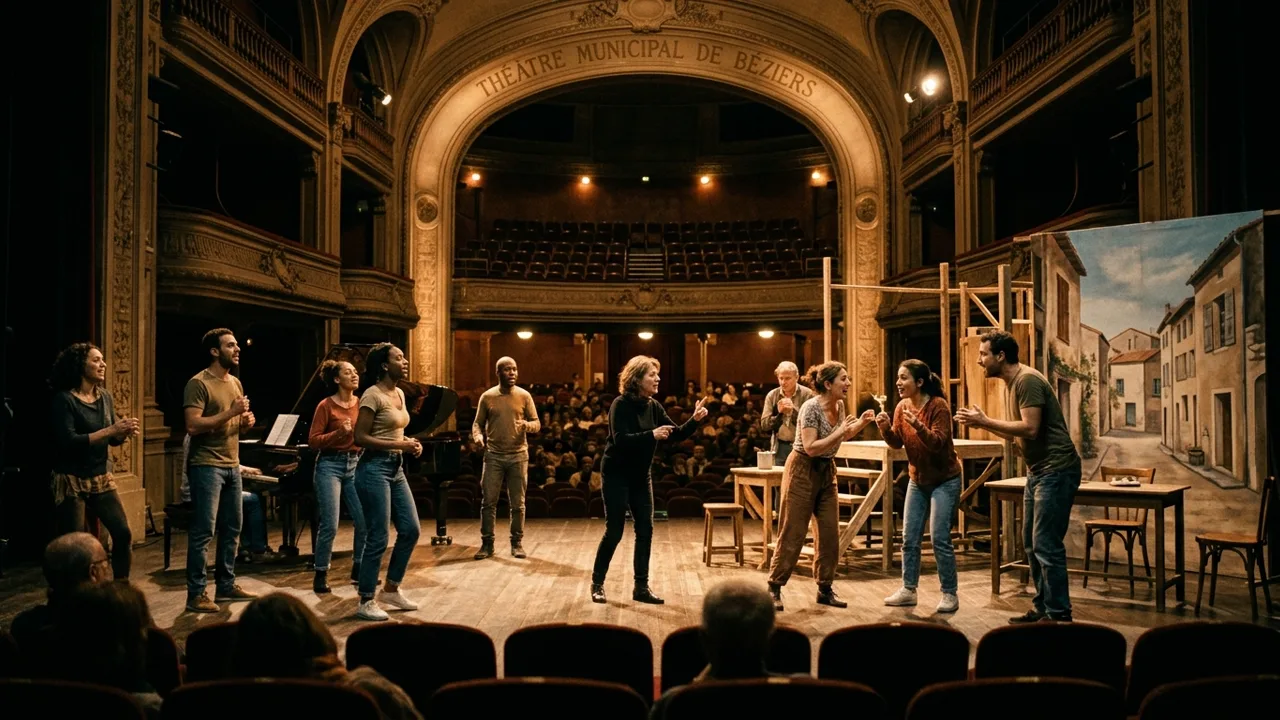 Répétition scénique et régie technique au sein du tiers-lieu culturel DELICE BANDE à Béziers